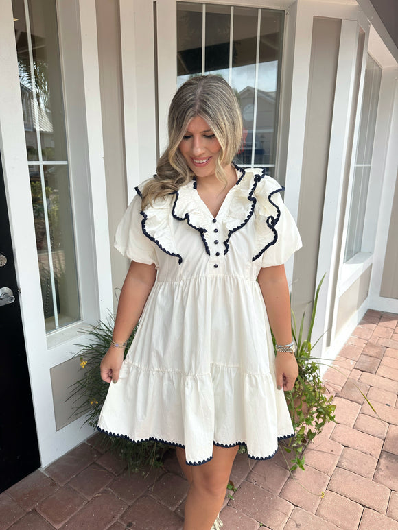 MAKE MORE PLANS BABYDOLL DRESS