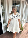 MAKE MORE PLANS BABYDOLL DRESS