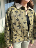 SEARCHING FOR ATTENTION STAR PRINTED JACKET