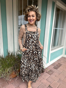 AGAINST ALL ODDS LEOPARD DRESS