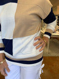 ONCE IN A LIFETIME COLOR BLOCK PULLOVER