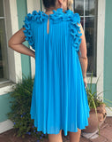PERFECT STORM PLEATED DRESS