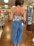 IN ROTATION WIDE LEG OVERALLS