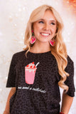 MAMA NEEDS A MILKSHAKE LEOPARD TEE