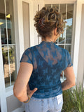 HARMONY TOGETHER SHORT SLEEVE MESH TOP