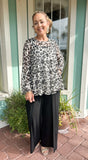 THE ZOEY LEOPARD CHIFFON TOP
