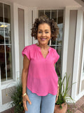 THE GIONA TASSEL SLEEVE BLOUSE