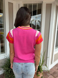 SURPRISING CHANCE COLOR BLOCK TOP