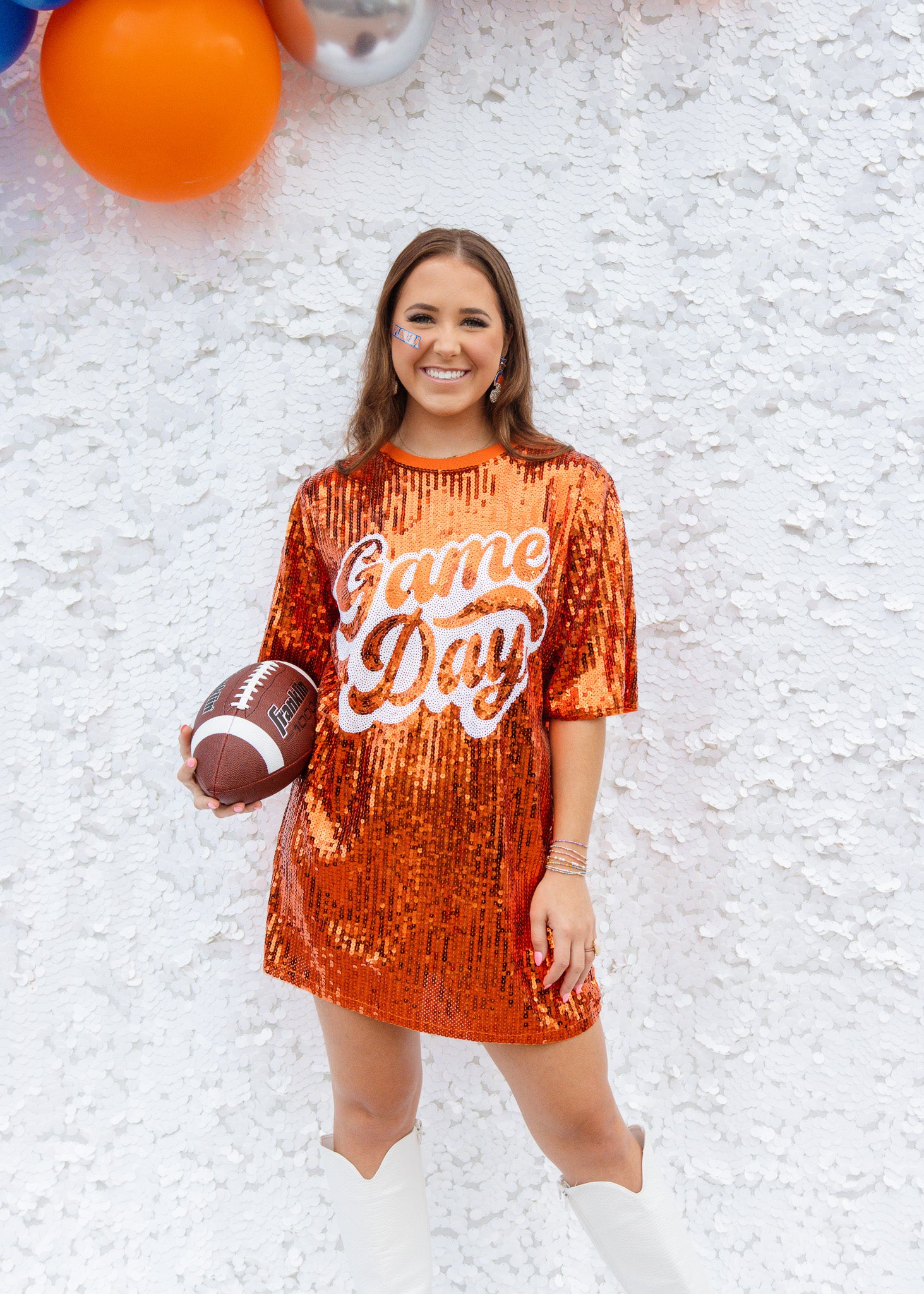 Game Day Sequin T-shirt Dress