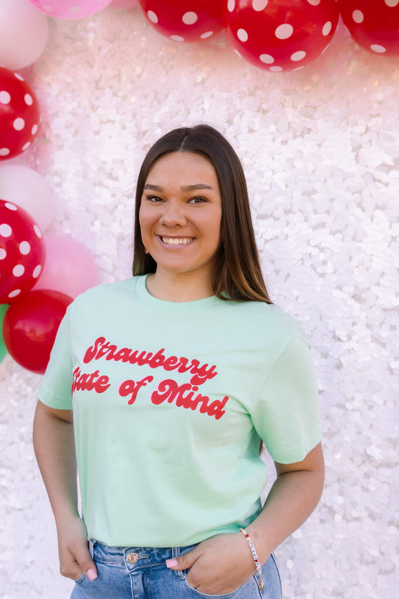 STRAWBERRY STATE OF MIND TEE