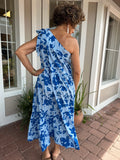 LOOK AT HER O/S MIDI DRESS