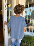 INVESTED IN YOU TWISTED TRIM TOP