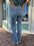 JUDY BLUE THE FRAY HEM BOOTCUT JEAN