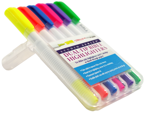 Bible Dual-Tip Highlighters (6-piece Set)