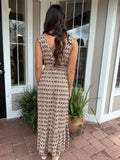 GONE WITH THE WIND V-NECK MIDI DRESS