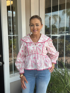 DAINTY GIRL BABYDOLL TOP
