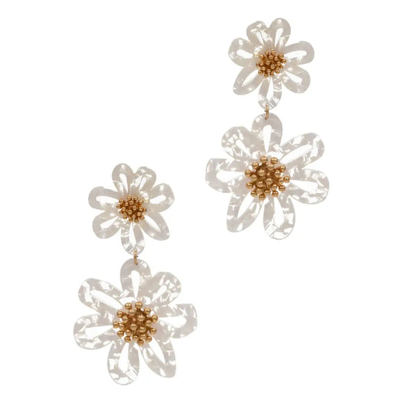PICKING DAISIES LINEAR EARRING