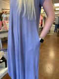 HIGH PROFILE V-NECK MAXI DRESS