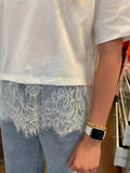 PRETTY IN LACE RELAX FIT TOP