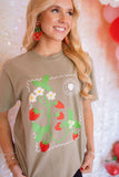 STRAWBERRY STAMP COMFORT COLOR TEE