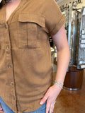 KEEP IT CASUAL WASHED LINEN SHIRT