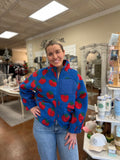 VERY BERRY BLUE FLEECE JACKET