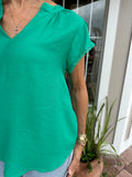 THE GIONA TASSEL SLEEVE BLOUSE