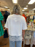 PRETTY IN LACE RELAX FIT TOP