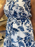 FRESH AIR BLUE FLORAL MAXI