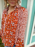 CLASSY EXAMPLE FLORAL PRINTED SHIRT