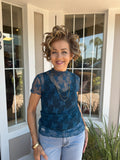 HARMONY TOGETHER SHORT SLEEVE MESH TOP