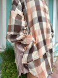 SERIOUSLY CHARMED FLANNEL DRESS