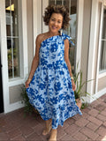LOOK AT HER O/S MIDI DRESS