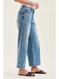 JUDY BLUE MID RISE WIDE LEG JEAN WITH BANDANA LOOP