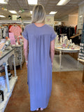 HIGH PROFILE V-NECK MAXI DRESS