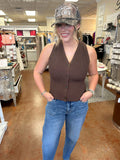 NOT EXPECTED RIBBED SWEATER VEST