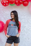 HOME STRAWBERRY RAGLAN TEE