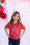 PLAYFUL STRAWBERRY TEE