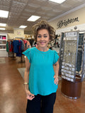 SWEET MEMORIES TULIP SLEEVE TOP