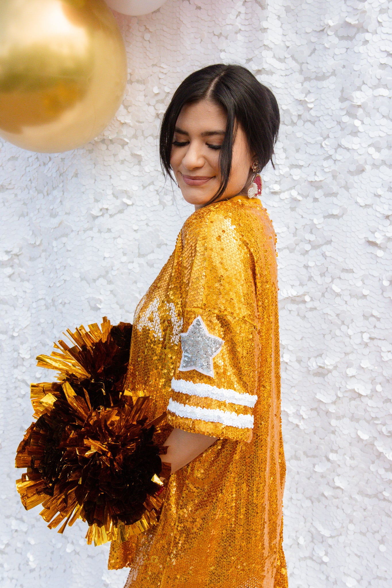 GOLDEN STAR SEQUIN DRESS RAOK boutique GOLDEN STAR SEQUIN DRESS RAOK boutique