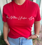 ONE NATION UNDER GOD PUFF TEE