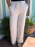 SUMMERTIME STROLL WIDE LEG CROPPED PANT