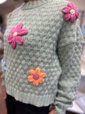 WHO AM I? FLOWER SWEATER