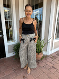 PERFECT TIMING LEOPARD CROPPED PANTS