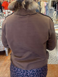 JESUS SAVES MOCK NECK SWEATSHIRT