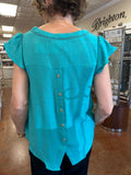 SWEET MEMORIES TULIP SLEEVE TOP