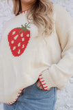 THE STRAWBERRY STITCH SWEATER