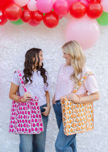 THE STRAWBERRY COTTON HANDMADE TOTE BAGS