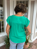 THE GIONA TASSEL SLEEVE BLOUSE
