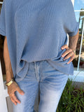 INVESTED IN YOU TWISTED TRIM TOP